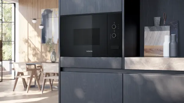 Siemens BF520LMA1 iQ300 Ankastre Mikrodalga Siyah - görsel 5