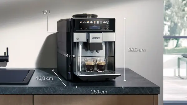 Siemens TE655203RW Fully automatic coffee machine EQ.6 plus s500 Grafit - görsel 3