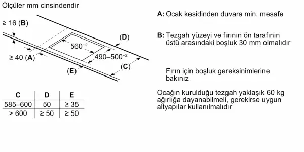 Siemens ED65KHQB1E iQ500 İndüksiyonlu Ocak 60 cm Çerçevesiz Yüzey - görsel 7