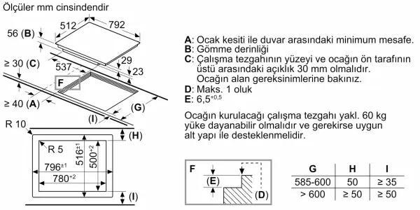 Siemens EX801LYC1E iQ700 İndüksiyonlu Ocak 80 cm flush mount - görsel 8