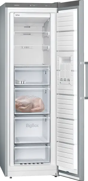 Siemens GS36NVIEP iQ300 Solo Derin Dondurucu 186 x 60 cm Paslanmaz çelik - görsel 3