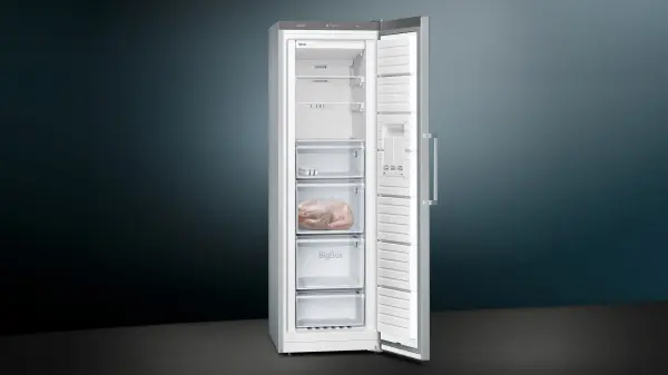 Siemens GS36NVIEP iQ300 Solo Derin Dondurucu 186 x 60 cm Paslanmaz çelik - görsel 2