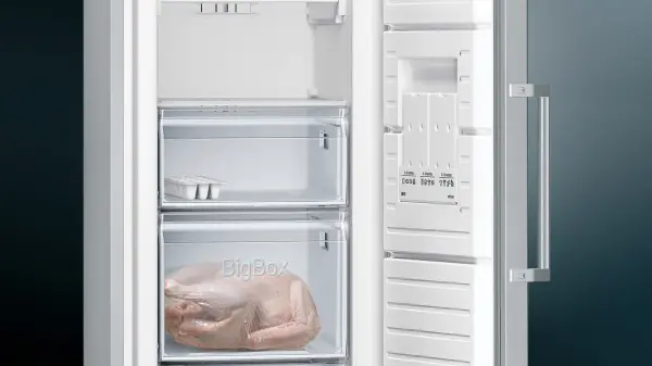 Siemens GS36NVIEP iQ300 Solo Derin Dondurucu 186 x 60 cm Paslanmaz çelik - görsel 5