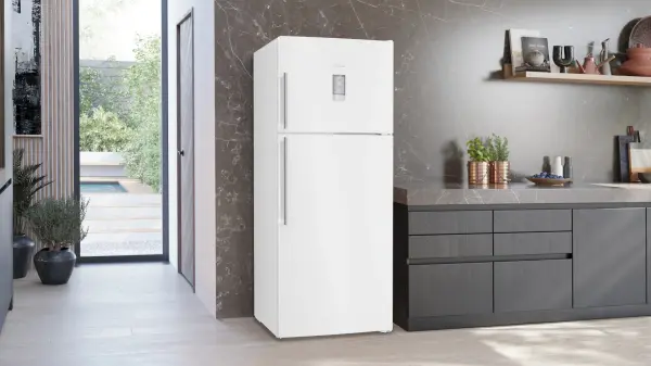 Siemens KD76NAWE1N iQ500 Üstten Donduruculu Buzdolabı 186 x 75 cm Beyaz, Total noFrost - görsel 2