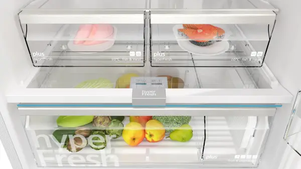 Siemens KD76NAWE1N iQ500 Üstten Donduruculu Buzdolabı 186 x 75 cm Beyaz, Total noFrost - görsel 6